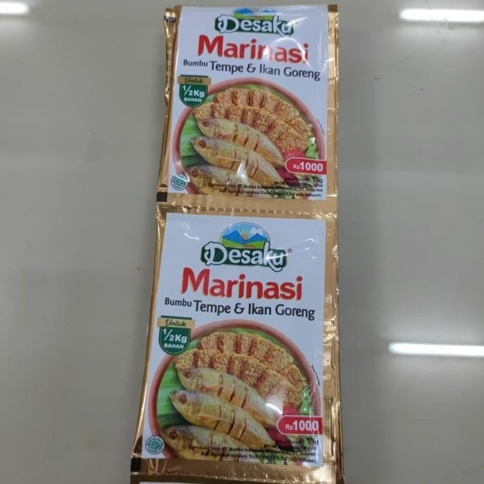 

siap kirim] Desaku Marinasi bumbu tempe & ikan goreng 12x15 gr