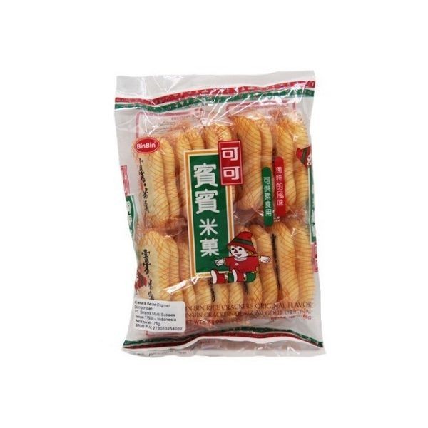 

BIN BIN RICE CRACKER ORIGINAL CRACKER 75GR