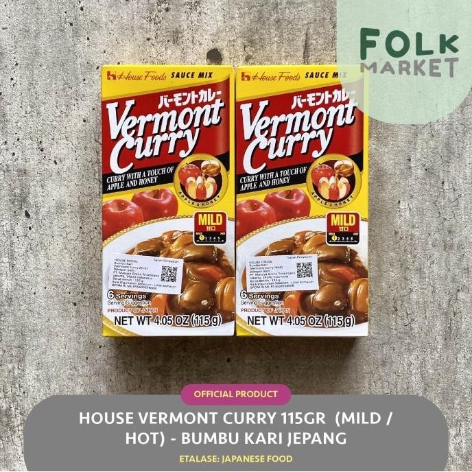 

=====] HOUSE Vermont Curry 115gr (Mild / Hot) - Bumbu Kari ala Jepang