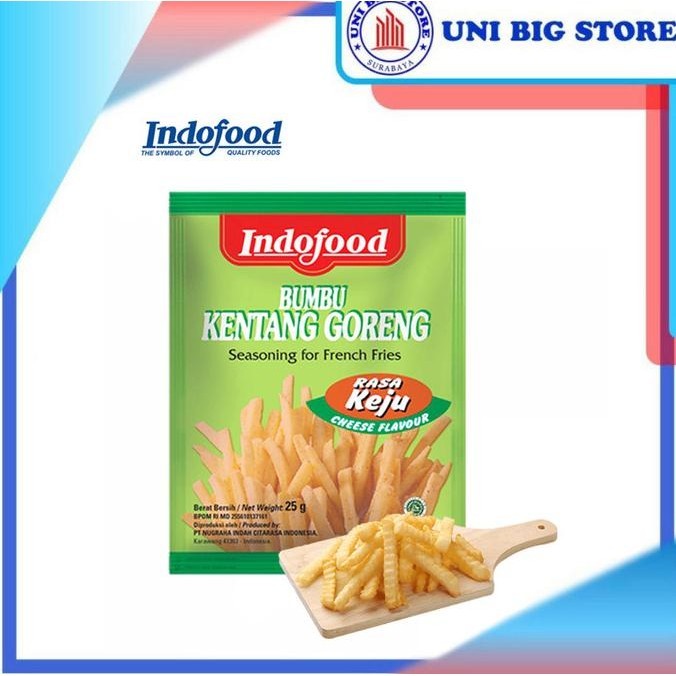 

favorit] Indofood Bumbu Kentang Goreng 25 gr Keju BBQ Pedas Manis Jagung Bakar