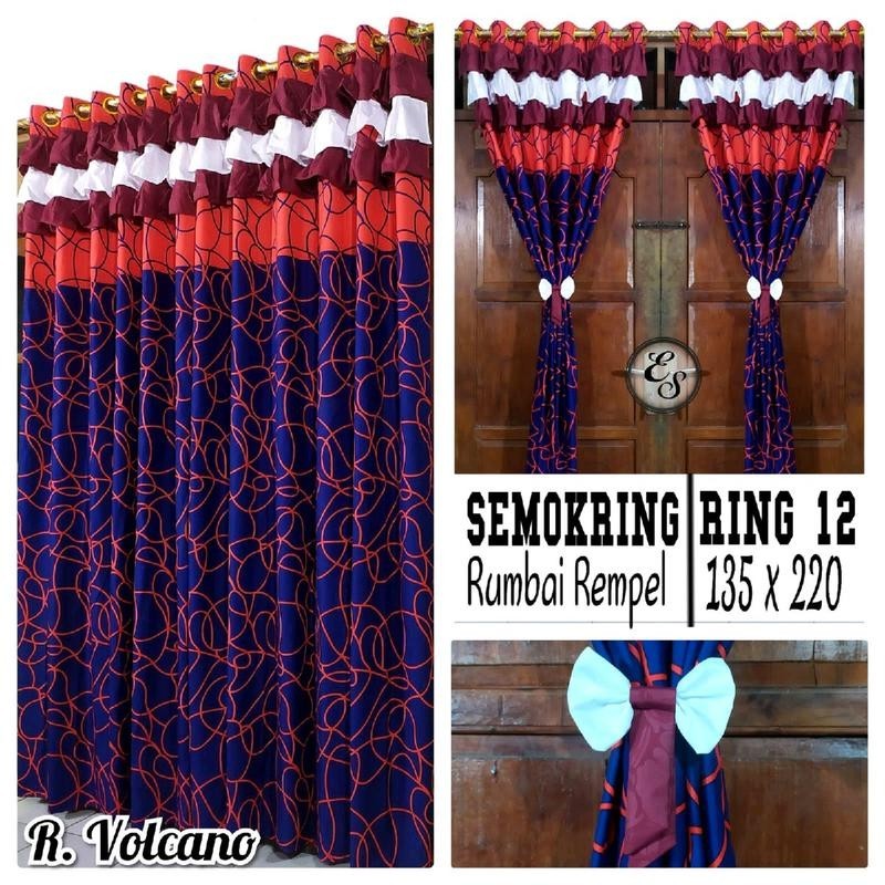 Gorden smokring gorden pintu dan jendela rumbai arteri Jendela Kain