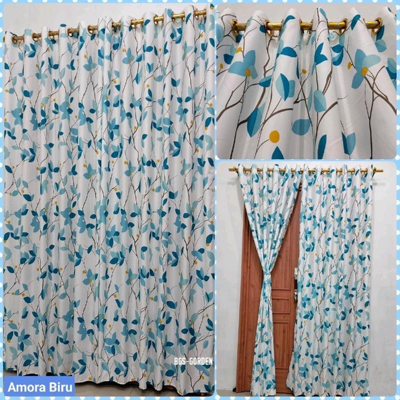 GORDEN PINTU DAN JENDELA BLU REA Kain