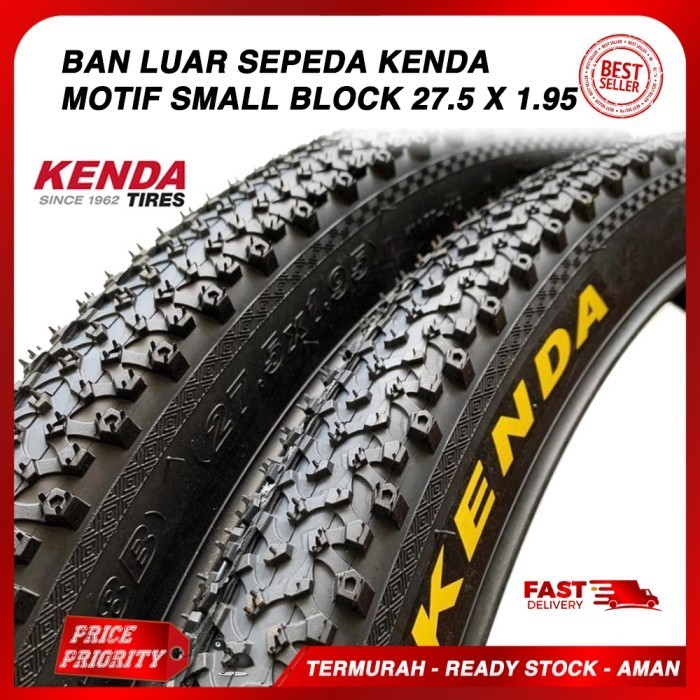 Terbaru Ban Luar Kenda 27.5 X 195 / Ban Luar 27.5 X 1.95 Mtb Motif Small Block Promo Terlaris
