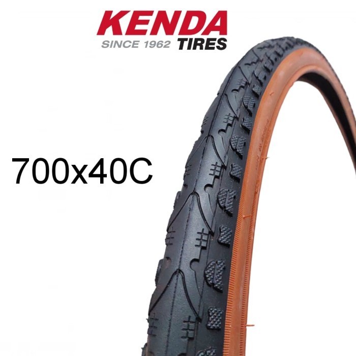 Terbaru Ban Luar Kenda 700 X 40C (42-622) 85 Psi Coklat 700X40C 622 Promo Terlaris
