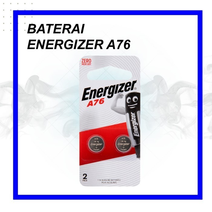 *#*#*#*#] Baterai Battery Energizer Lithium Kancing 1.5V A76 LR44 Isi 2