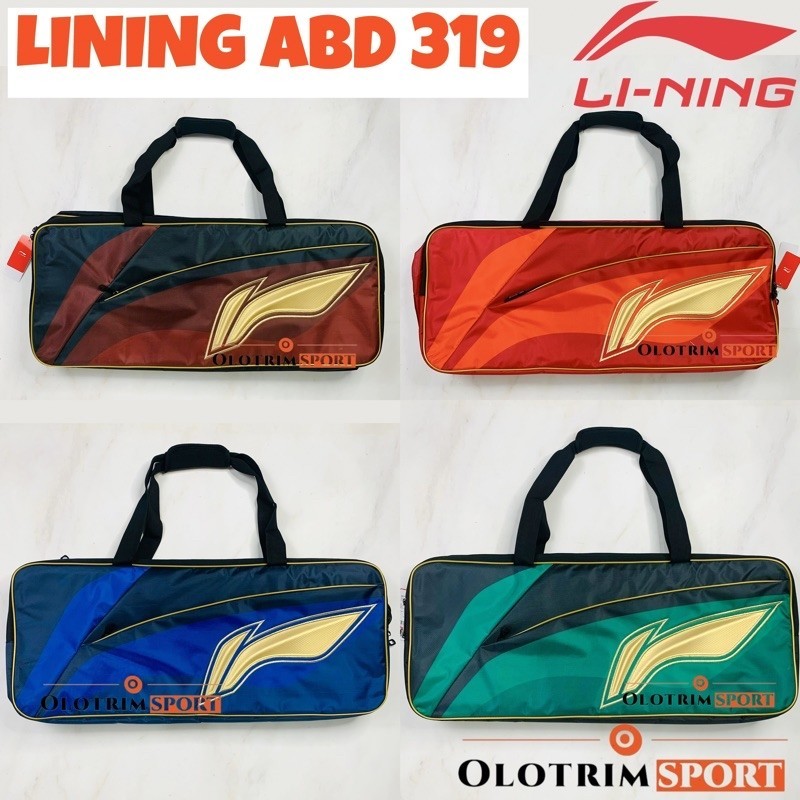 Tas Badminton LINING PETAK ABDT 319 SQUARE Original
