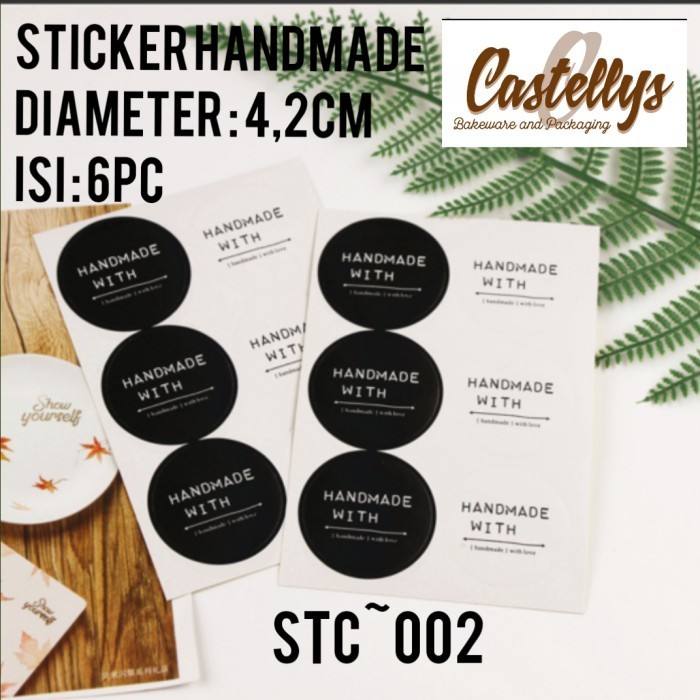 

Ready stock] Sticker Label Handmade STC 002