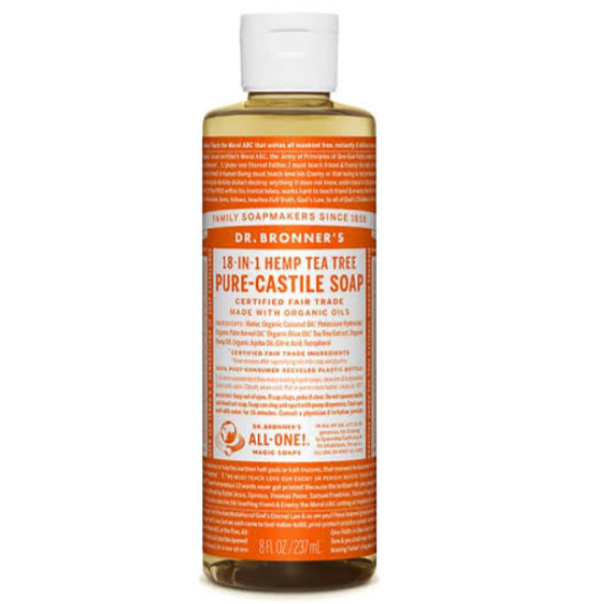 

Dr Bronner Pure Castile Liquid Soap Tea Tree 237Ml 073