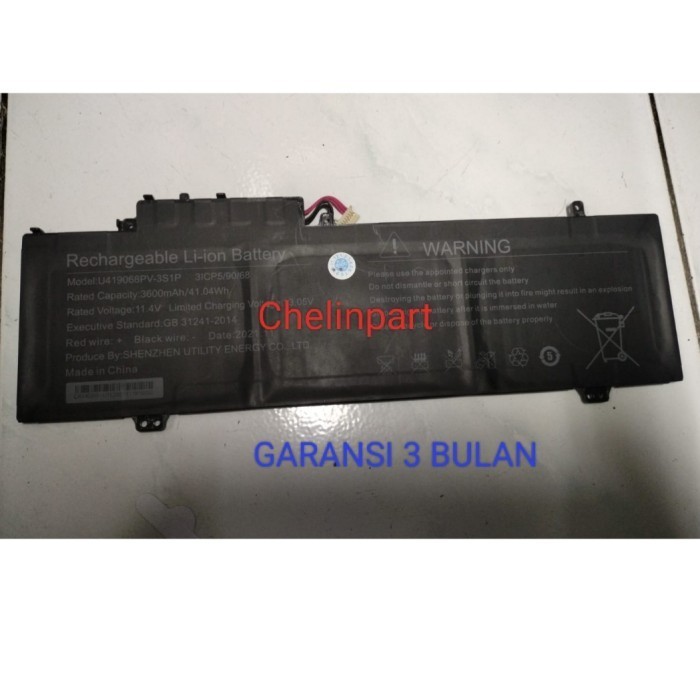 Termurah Baterai Axioo slimbook 14 r5 cr14q03 kode u419068pv-3s1p