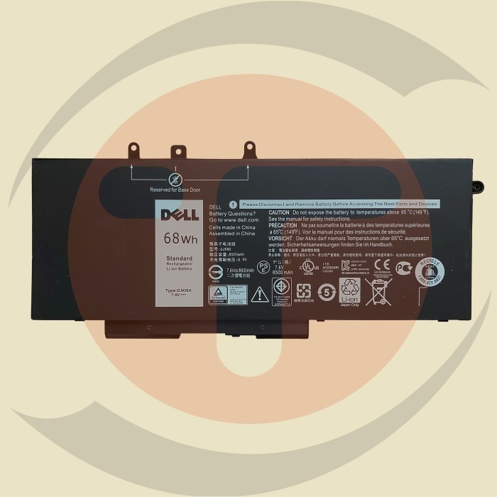 Diskon Baterai Laptop Dell Precision 15-3520 15-3530 M3520 M3530 GJKNX 68WH