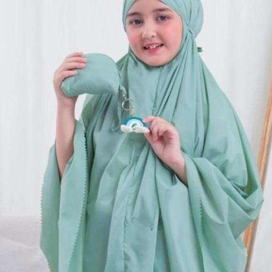 Terbaru Cod Mukena Rainbow Traveling Mini Pouch Pelangi Size Anak Remaja