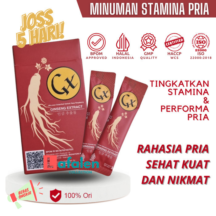 

Gx Ginseng Minuman Serbuk Ekstrak Gingseng Korea Guarana Bpom Halal