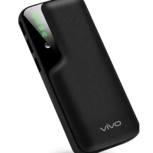 POWER BANK VIVO 20000Mah LED 3 USB PORT LED DIGITAL LEATHER SENTER UNI