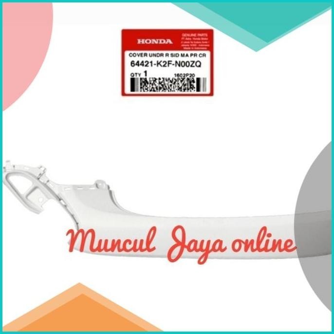 64421-K2F-N00ZQ Cover Dek Lantai Kanan Scoopy eSP K2F 2020 Putih 16nov