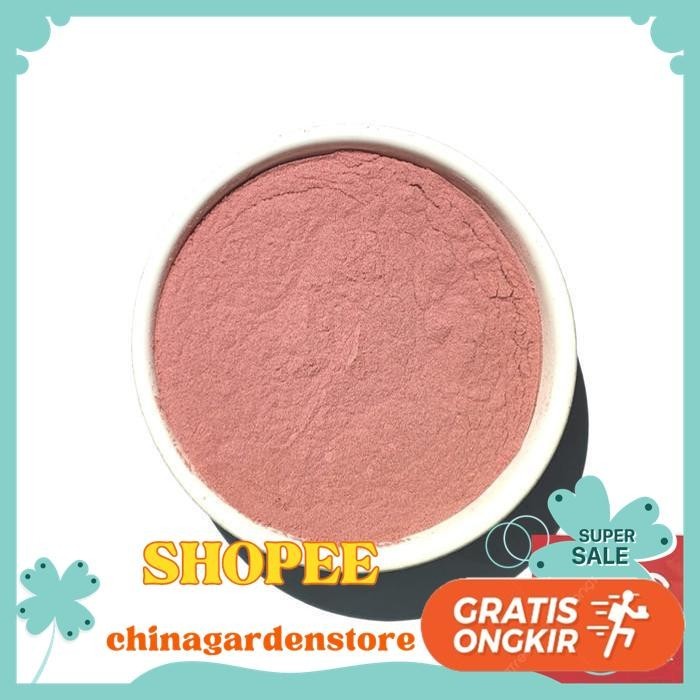 

ROSE POWDER FOOD GRADE /BUBUK BUNGA MAWAR NATURAL 1 KG PRODUK PILIHAN
