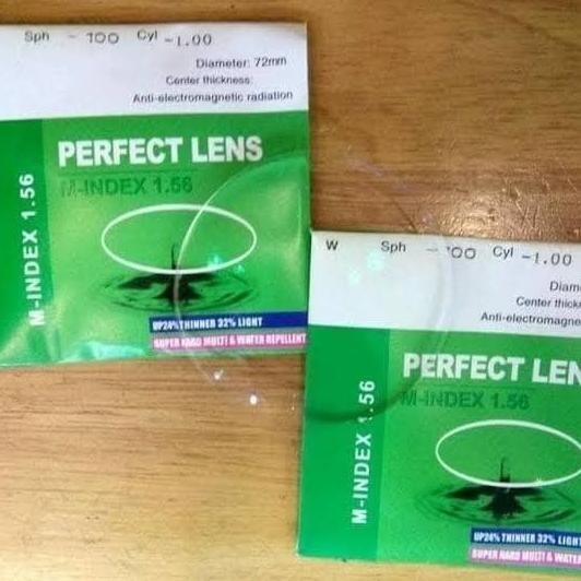 Lensa Kacamata Anti Radiasi Standar Optik (Normal/Minus/Plus/Silinder)