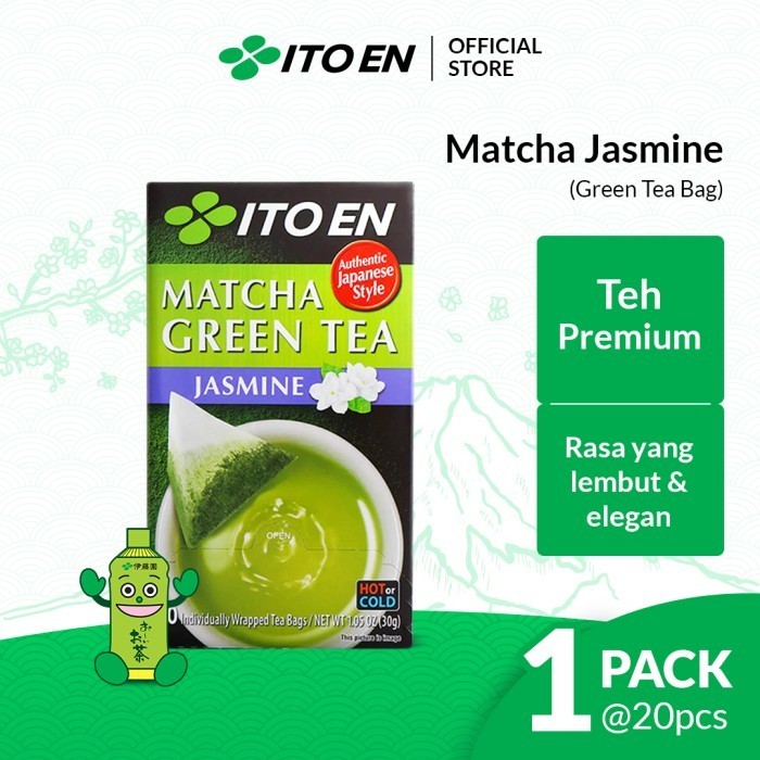 

ITO EN Teh Celup Matcha Jasmine Green Tea 1 Pack isi 20 pcs