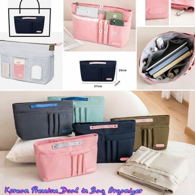 Daleman Tas Organizer Bag Insert Bag Tas Dalam Tas Bag In Bag Xlarge