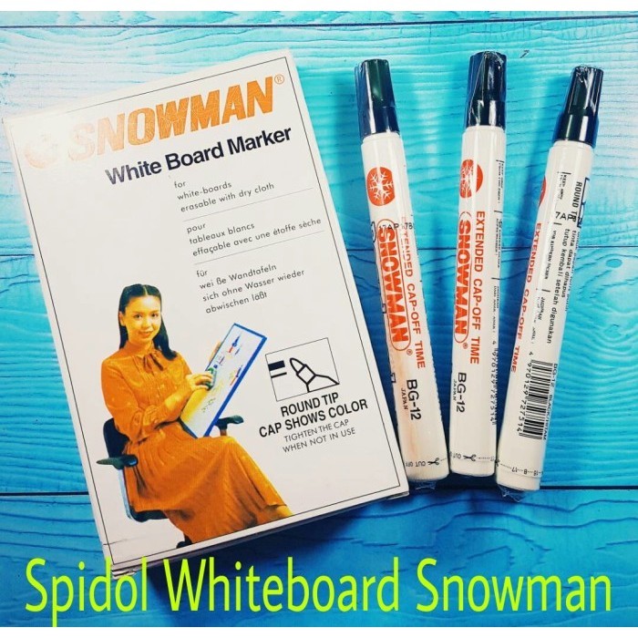 

Ready Spidol White Board Snowman