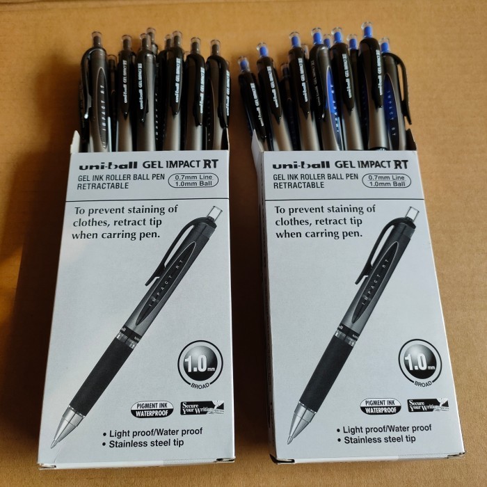 

Ready pulpen uniball gel impact RT umn-152(10)s