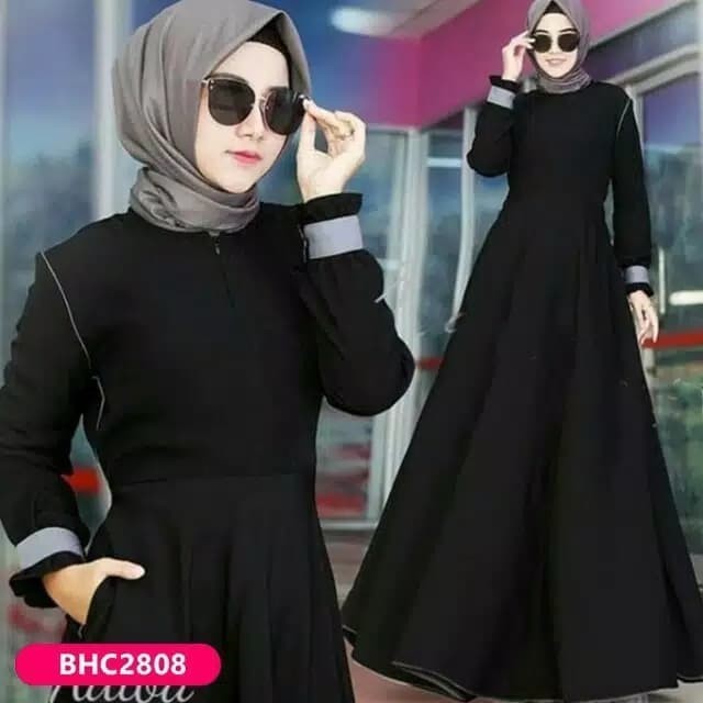 Gamis Syari Wanita Arab Baju Daster Muslimah Fashion Muslim Premium