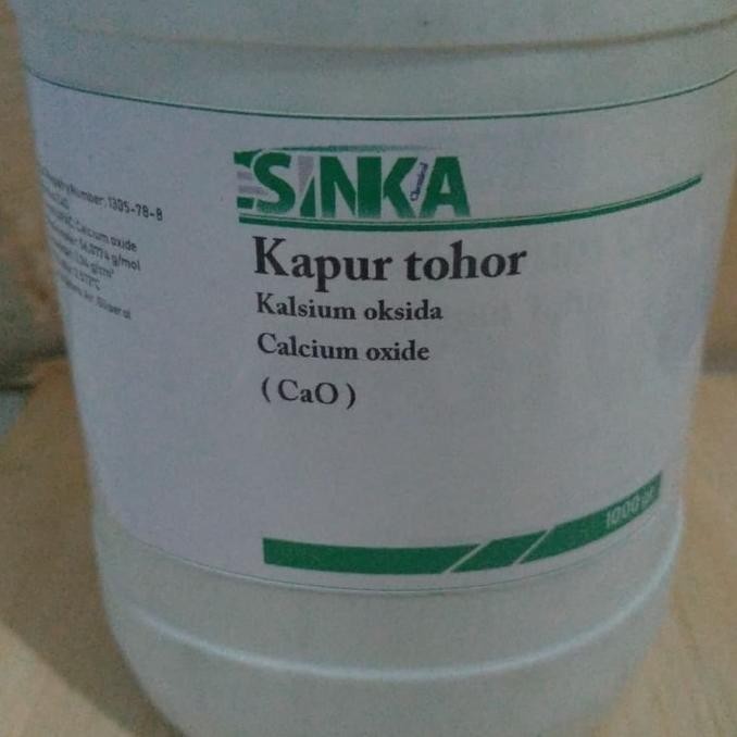 

gon Kapur Tohor ( Kapur Padam ) Kalsium Oxide 1 kg