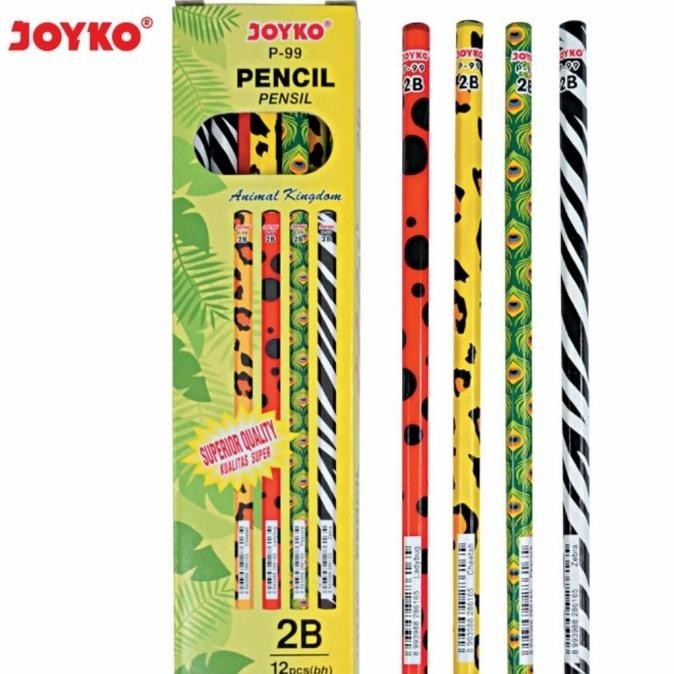 

Pensil 2B Joyko P99 Animal Kingdom 1 Lusin (12 PCs)