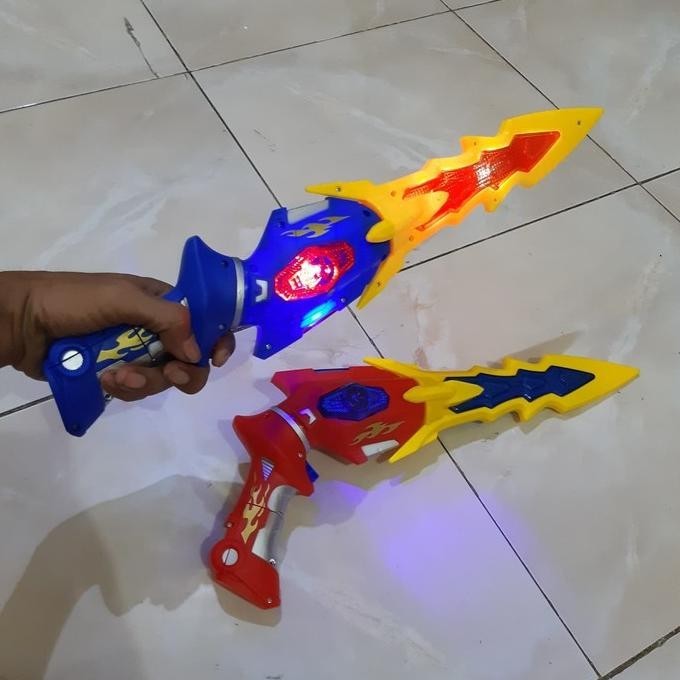 Mainan Pedang Jadi Pistol Ultraman - Pedang Tembak Tembakan Anak Anotteme