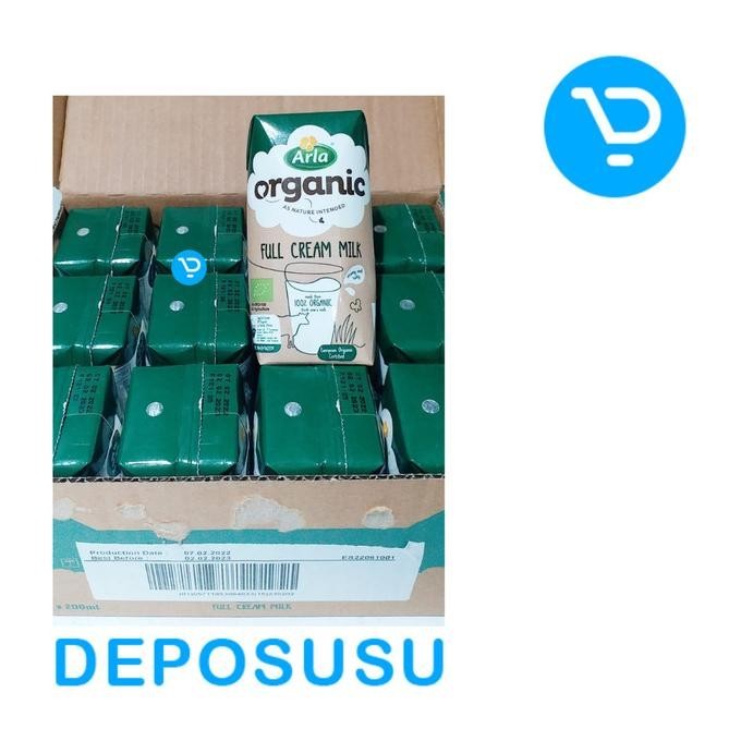 

Susu UHT ARLA ORGANIC Full Cream Milk 1CARTON 12x200 ml