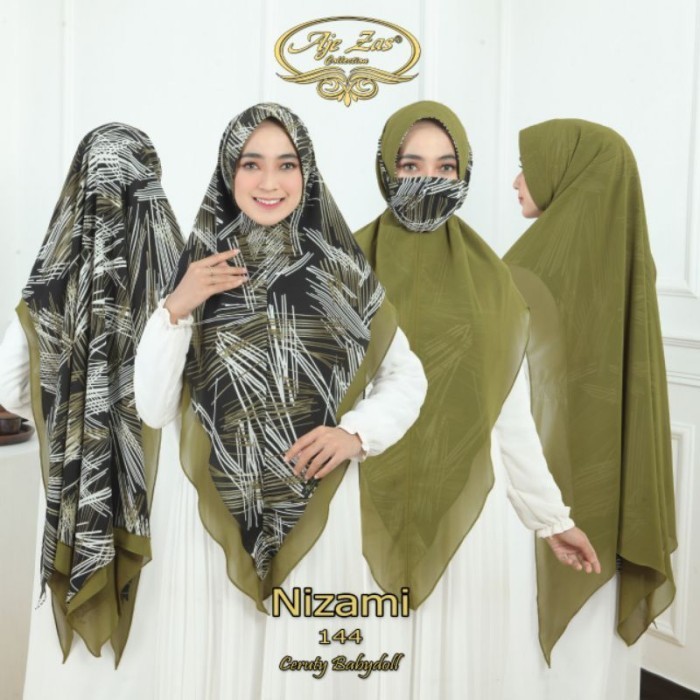 Stars Khimar Nizami Original Ajezas Bolak Balik Sell Terbaik