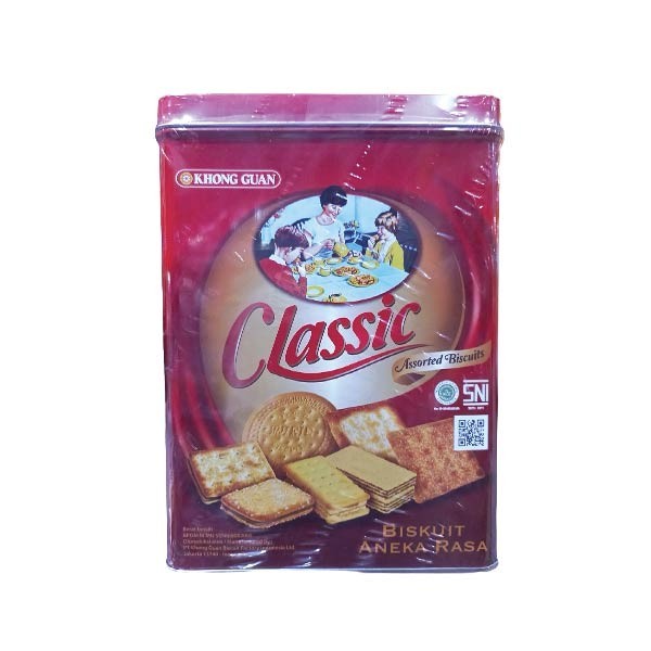 Promo Harga Khong Guan Classic Assorted Biscuit Persegi 600 gr - Shopee