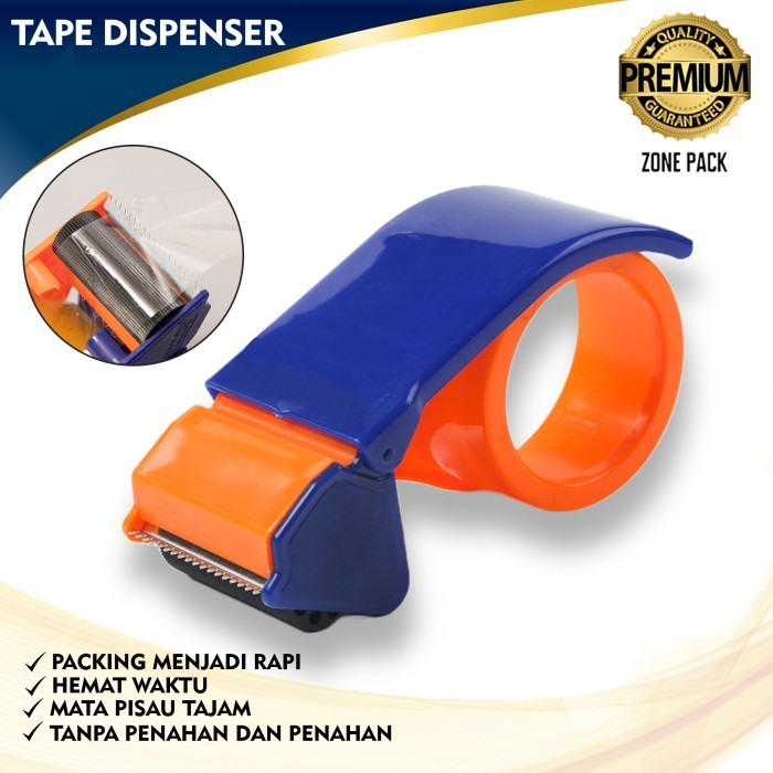 

populer] Zone Pack Dispenser Lakban 2" 48mm Dispencer Tape Roll Lakban