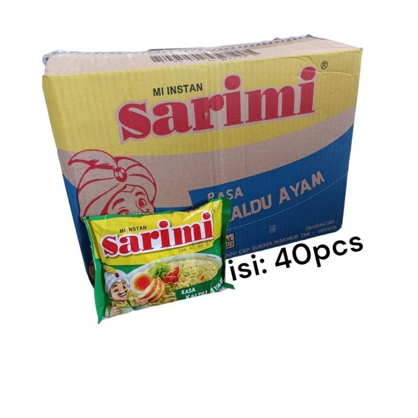 

Mie Instan Sarimi Kaldu Ayam 1 Dus isi 40 pcs