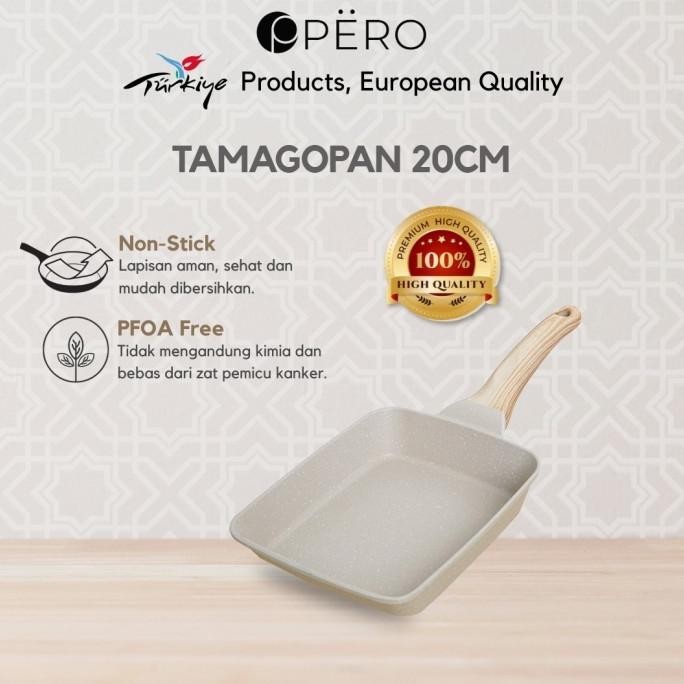 Pero Tamagoyaki Square Egg Pan / Wajan Telur Omlet