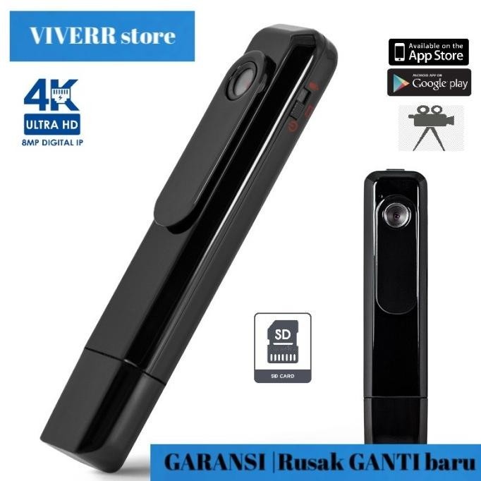 Kamera Mini Hd 1080P Perekam Video Digital Portabel Kamera Perekam.