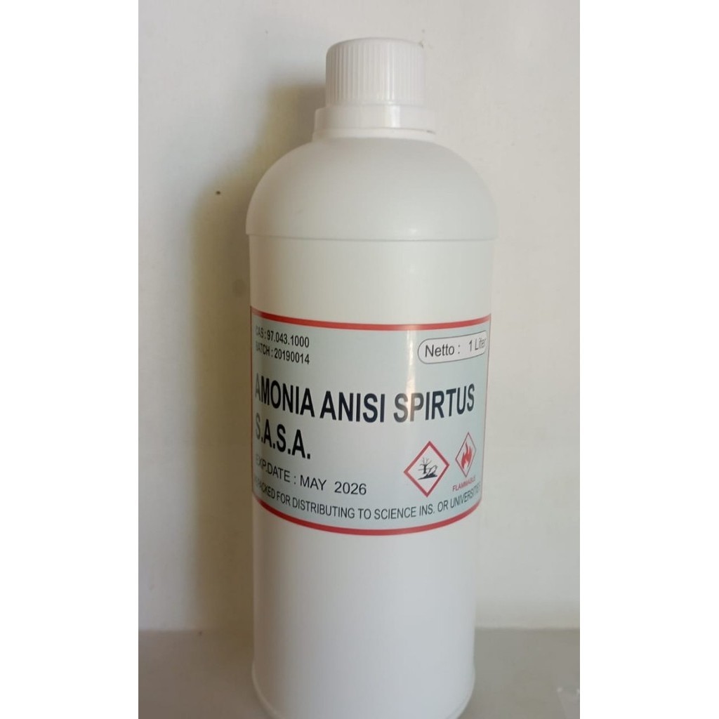 Terlaris SASA Solutio Amonia Spirtus Anisi 1 Liter SALE