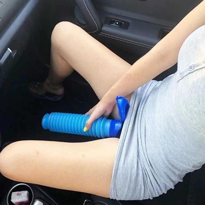 Pispot Dewasa Wadah Botol Tempat Pipis Kencing Foldable Wanita -Hs09