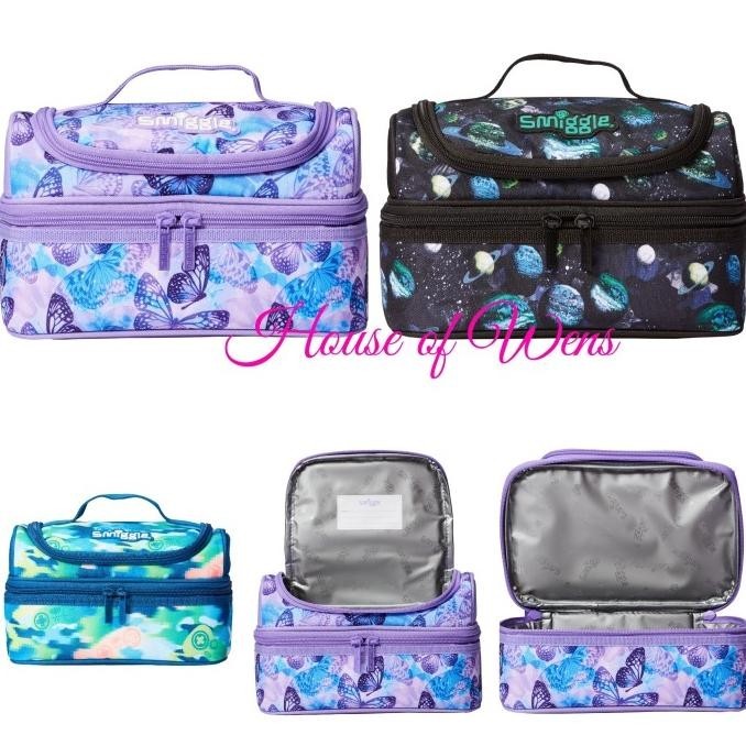 SMIGGLE MIRAGE DOUBLE DECKER LUNCHBOX ORIGINAL - TAS BEKAL SMIGGLE