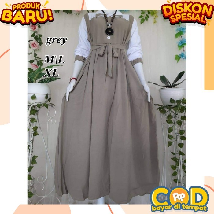 Gamis Wanita Terbaru2024 Viral Games Dewasa 2024 Pakaian Syari Pengajian Longdress Perempuan Games20