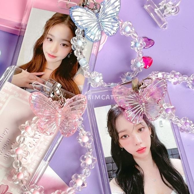 

Butterfly Transparant Photocard Holder / ID PC Card Holder