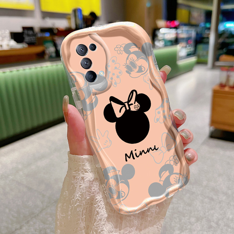 Casing Hp OPPO Reno 5 4G Reno 5 5G Reno 5K 5G Case sarung HP pola tikus hitam Kesing sederhana Casin