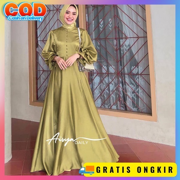 Dres Muslimah Kondangan Simple Gamies Simpel Ibu Baju Dreas Pesta Syari Pakaian Muslim 2024 Lebaran 
