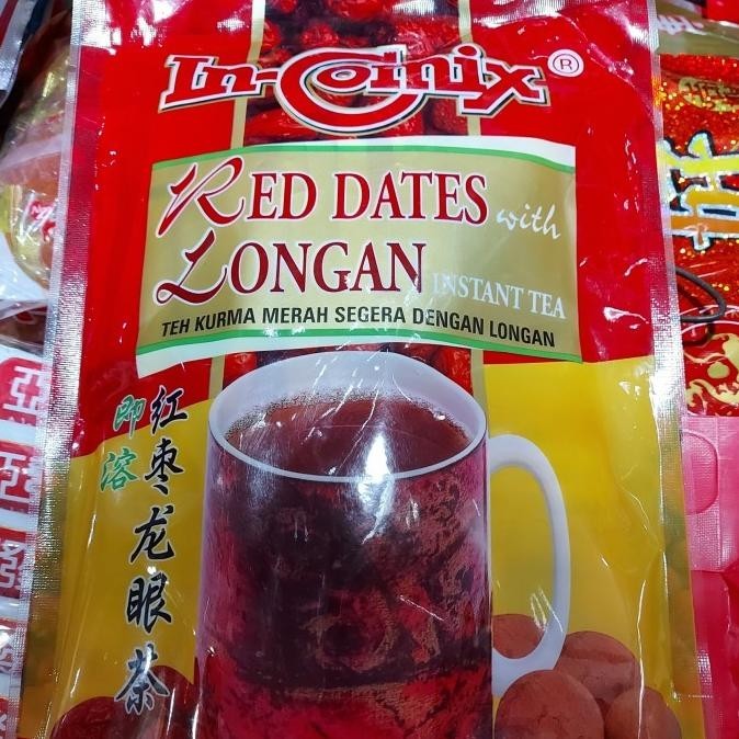 

In Comix Red Dates With Longan Instant Tea/ Teh Kurma Merah Dgn Longan