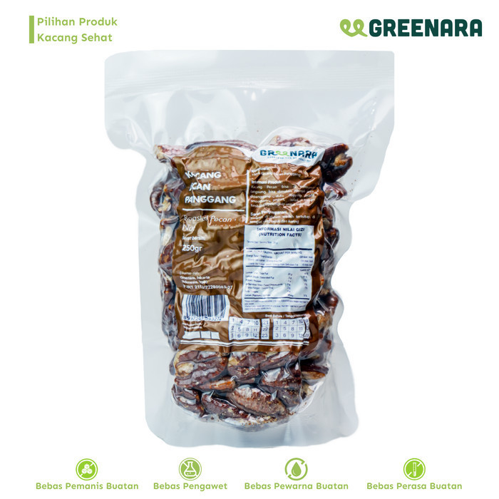 

Kacang Pecan Panggang 250gr / Roasted Pecan Nuts