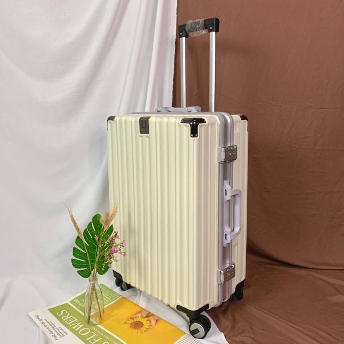 Koper Ashley Series Kabin Cabin Bagasi Suitcase No Zipper 20 24 Inch