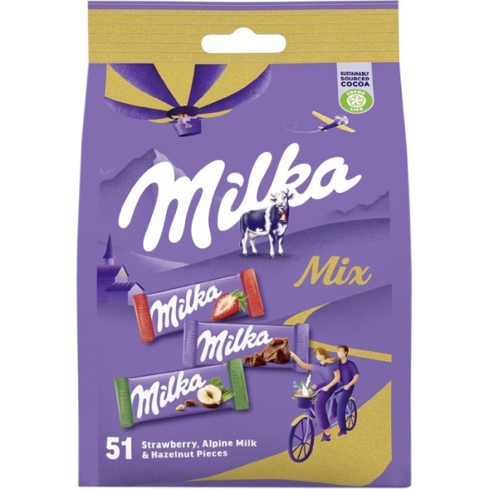 

MILKA MINI SUPER MIX CHOCOLATE 250gr
