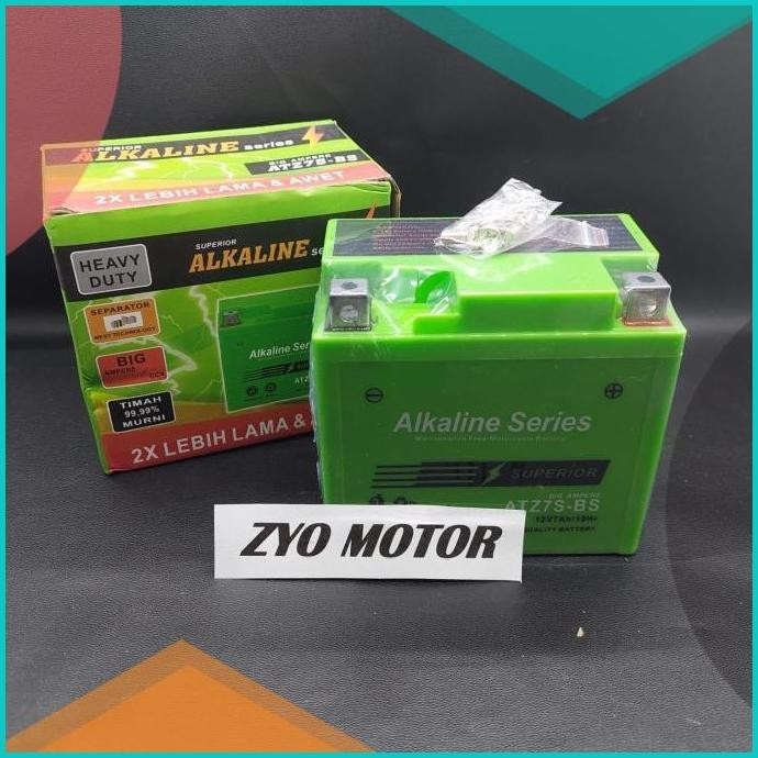 AKI KERING SATRIA FU 150 ASLI ALKALINE AKI DUAL ENERGY AWET TAHAN LAMA