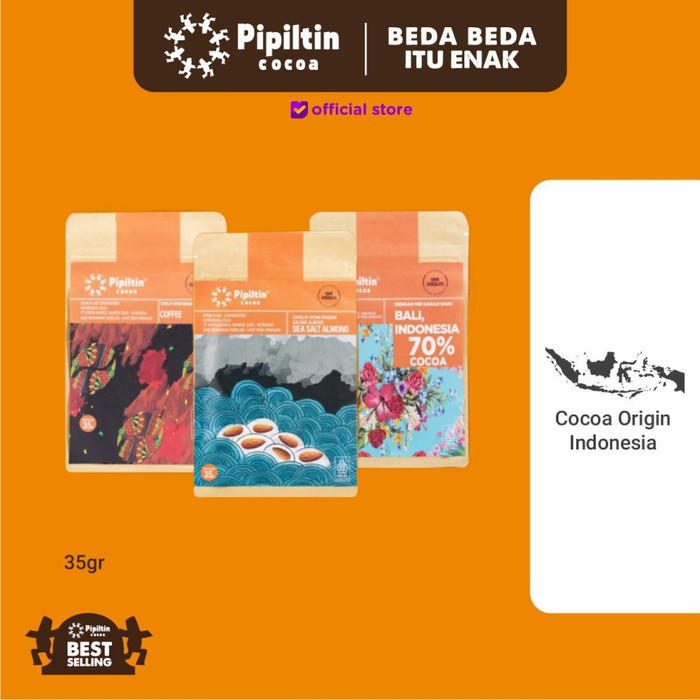 

Pipiltin Cocoa Chocolate - Chocolate Package 3 Bar 35gr
