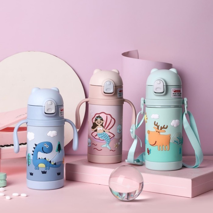 Premium New Termos Air Botol Minum Anak Bpa Free Diller Panas Dingin