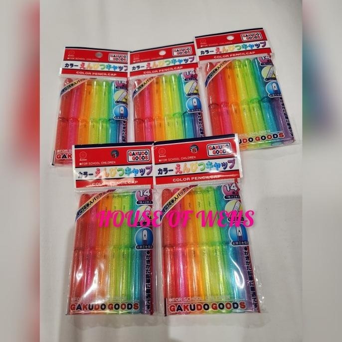 

GAKUDO GOODS COLOR PENCIL CAP GLITTER ORIGINAL - MADE IN JAPAN